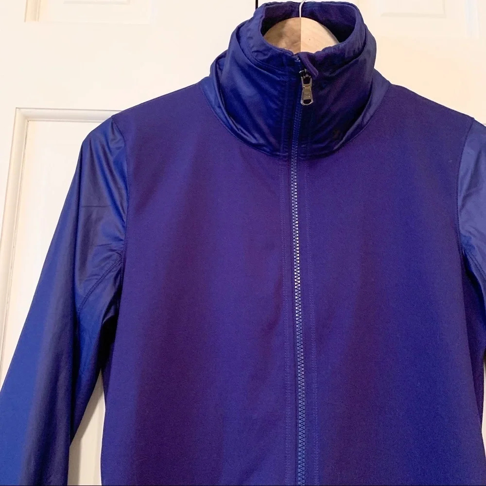 Under Armour Purple High Neck Full Zip Running Jacket - Picture 3 of 4